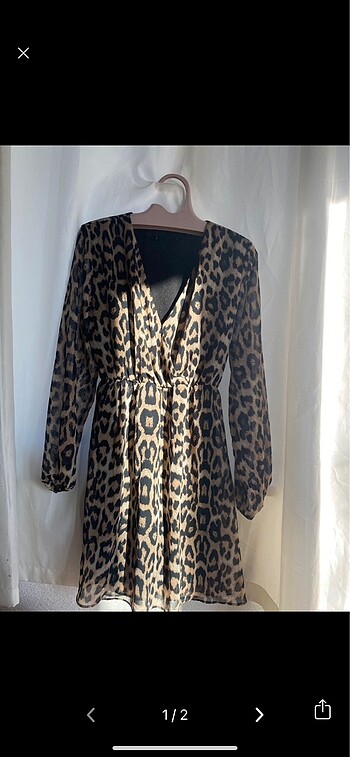 Leopar elbise