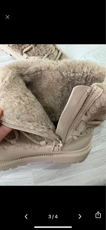 38 Beden Zara peluş bot