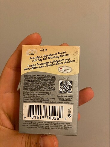Beden The Balm Pudra