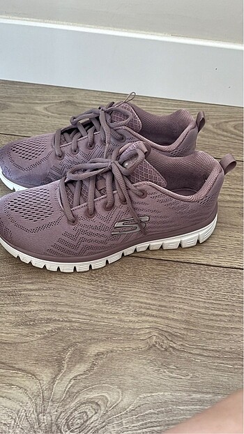 36 Beden mor Renk Skechers spor ayakkabı