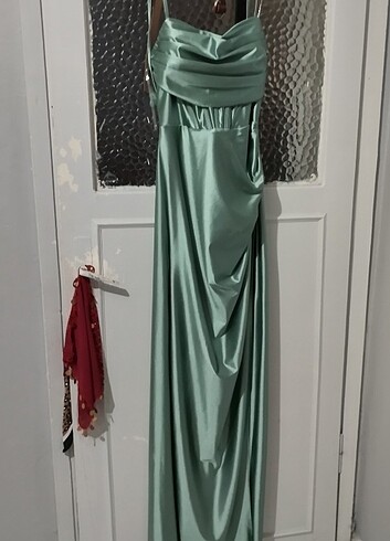 40 Beden Yesil elbise