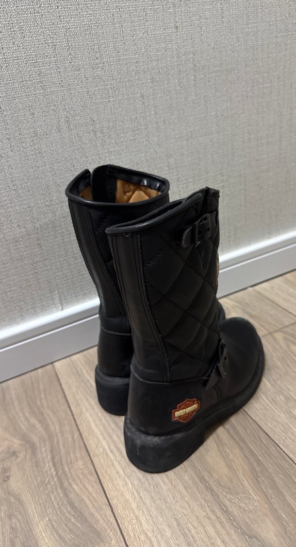 HARLEY DAVIDSON Kahverengi Tokalı Biker Kadın Botları - Görsel 2