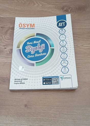 Toprak Yayınları AYT Biyoloji Soru Bankası 
