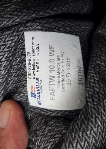 44 Beden belleville usa goretex 43.5 bot
