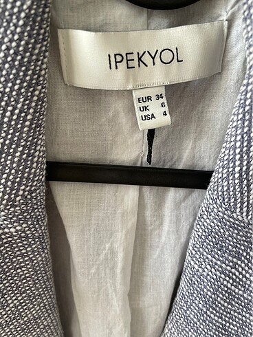 34 Beden mavi Renk Blazer