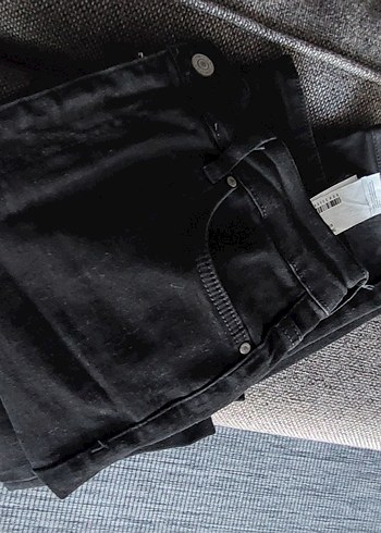 l Beden siyah Renk TRENDYOL KOT PANTOLON Siyah Düz Midi Kadın Jean
