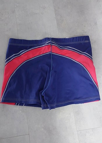 OLYMPÍA Koyu Mavi Kemerli Erkek Mini Yüzücü Şortu - Görsel 6