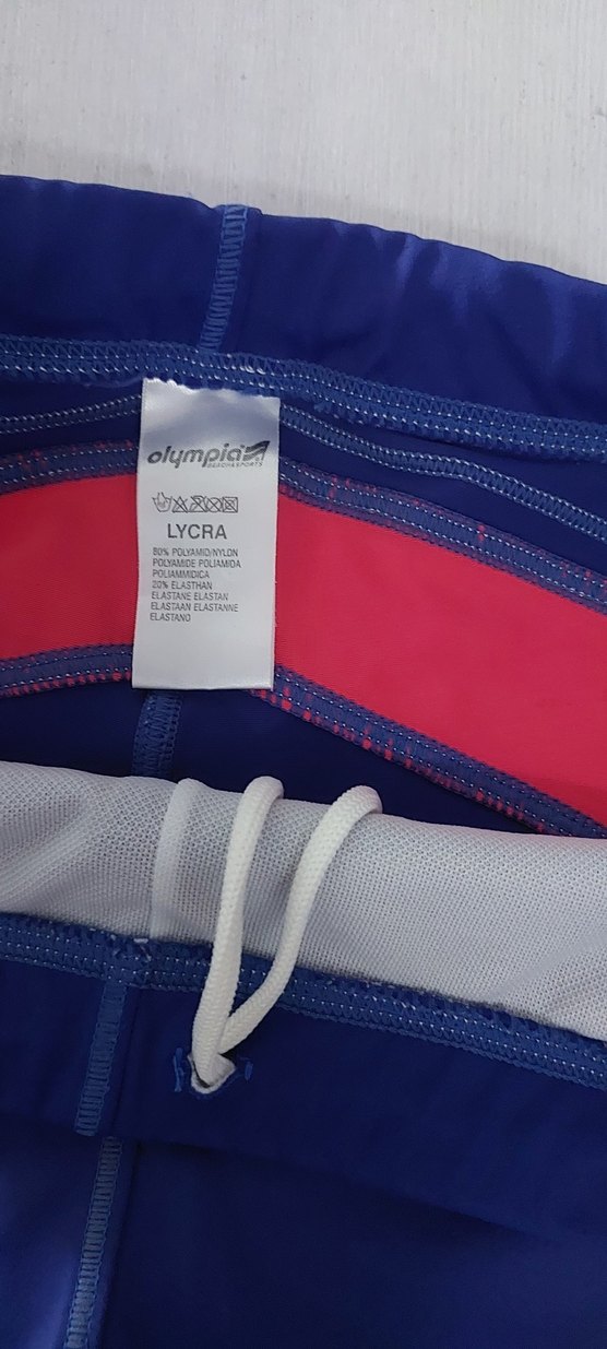 OLYMPÍA Koyu Mavi Kemerli Erkek Mini Yüzücü Şortu - Görsel 4