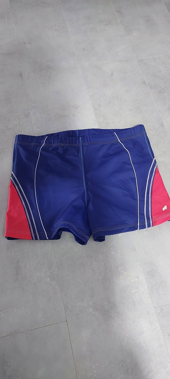 OLYMPÍA Koyu Mavi Kemerli Erkek Mini Yüzücü Şortu - Görsel 2