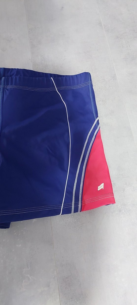 OLYMPÍA Koyu Mavi Kemerli Erkek Mini Yüzücü Şortu - Görsel 3