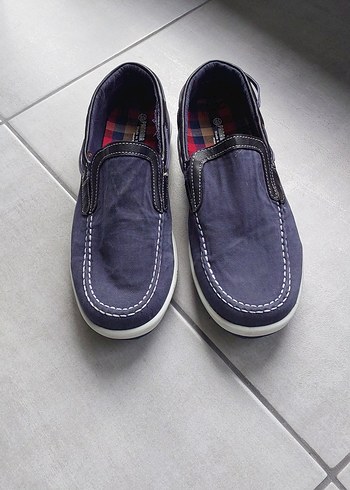 Diğer Lacivert Kot Loafer Ayakkabı