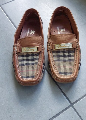 Kahverengi Deri Loafer Ayakkabı