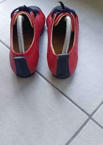 37 Beden kırmızı Renk Kırmızı Lacivert Bağcıklı Stiletto Spor Ayakkabı