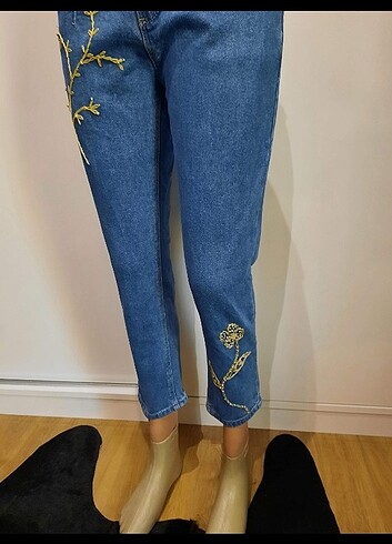 26 Beden mavi Renk Kot pantolon 