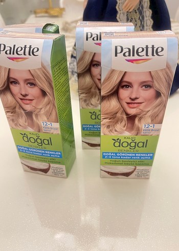 Schwarzkopf Palette 12-1 Küllü Buzlu Sarı Kalıcı Saç Boyası