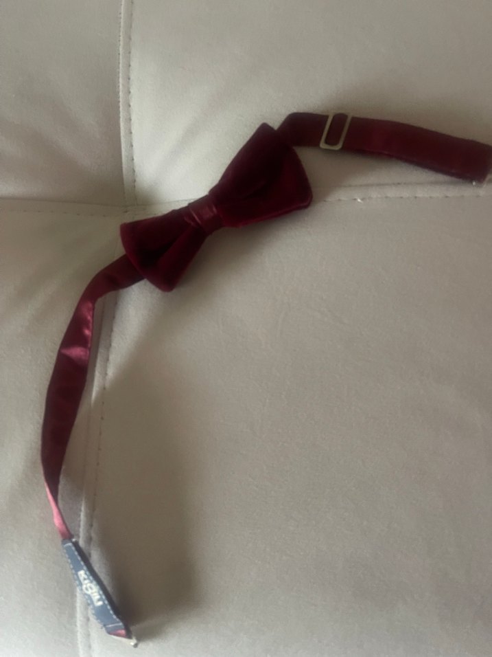 Bordo Bağlamalı Çocuk Papyonu - Görsel 3