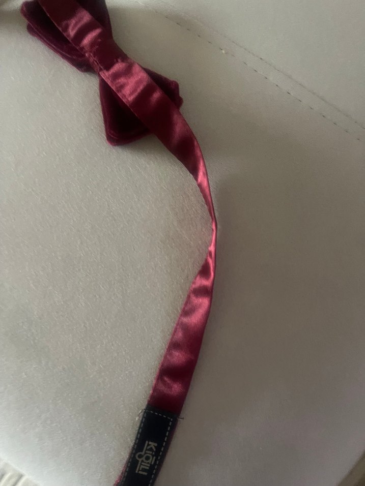 Bordo Bağlamalı Çocuk Papyonu - Görsel 2