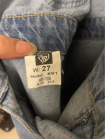 Jean salopet - Görsel 3