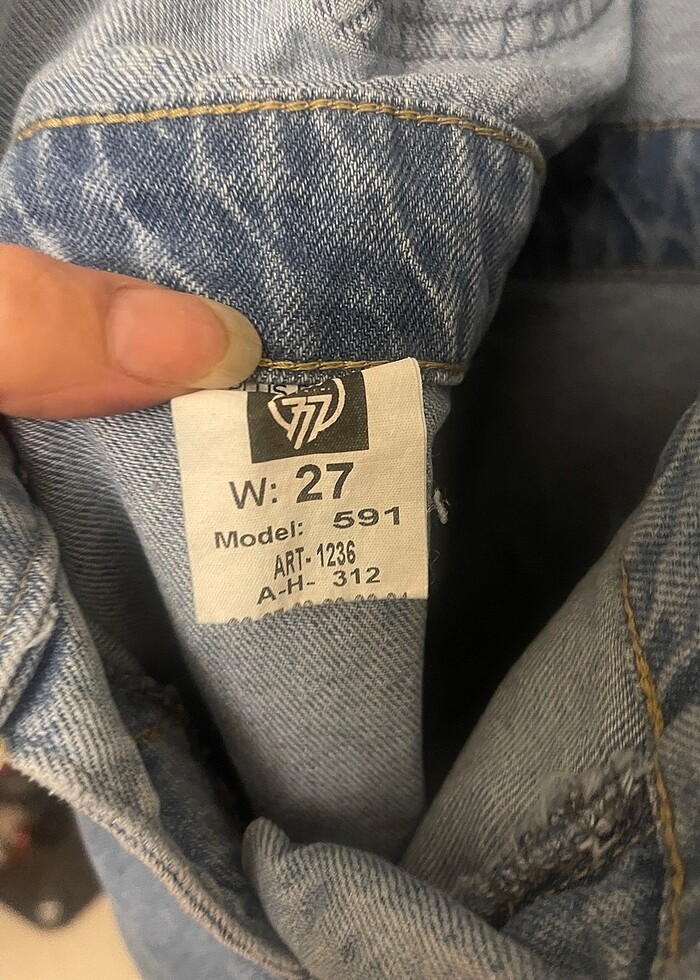 Jean salopet - Görsel 3