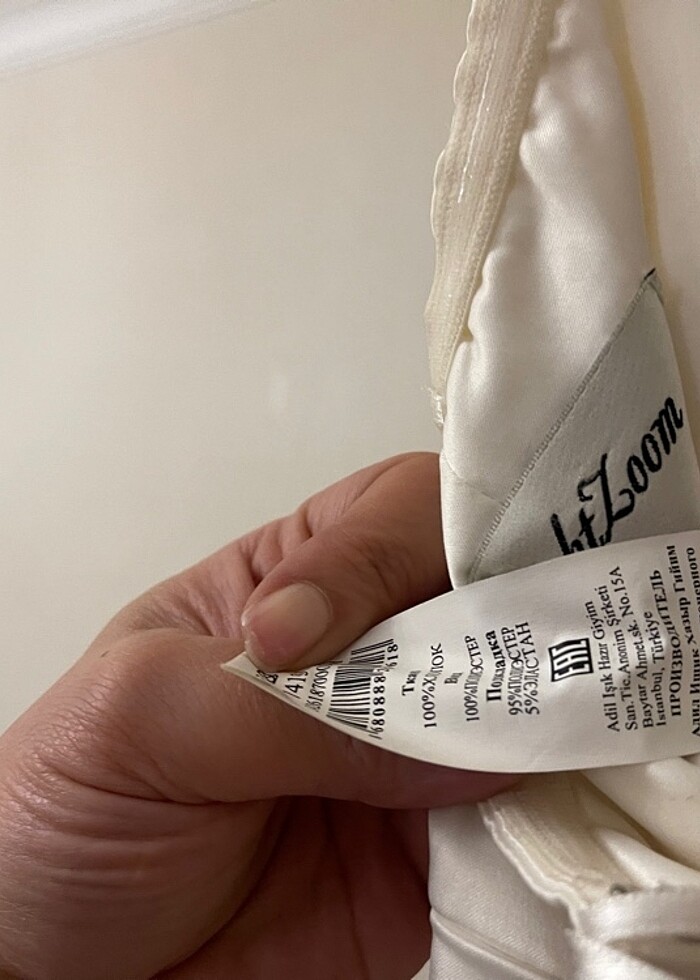 Kadın straplez abiye elbise - Görsel 4