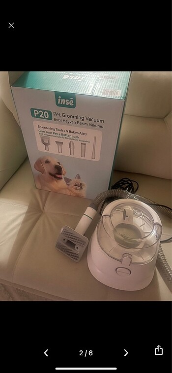Inse pet süpürgesi traş makinesi - Görsel 2