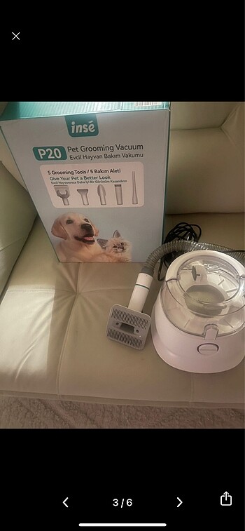 Inse pet süpürgesi traş makinesi - Görsel 3