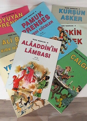 Seçme Masallar 8 Çeşit Set.