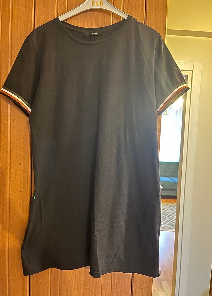 Mini basic elbise - Görsel 2