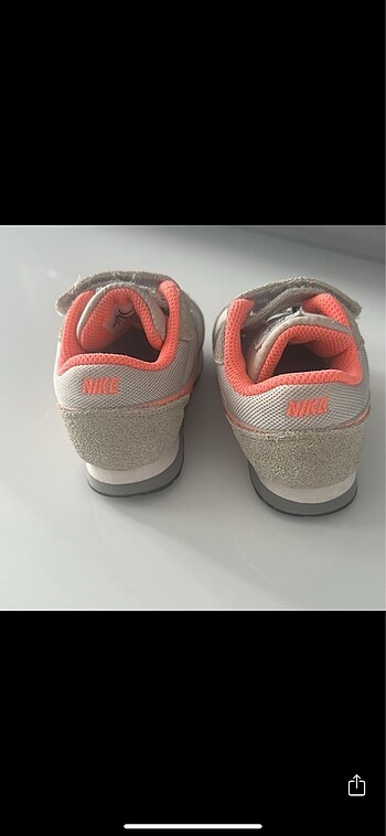22 Beden gri Renk Nike 22 numara 12 cm