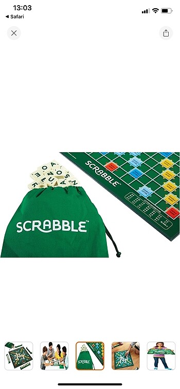 Scrabble ingilizce masa oyunu