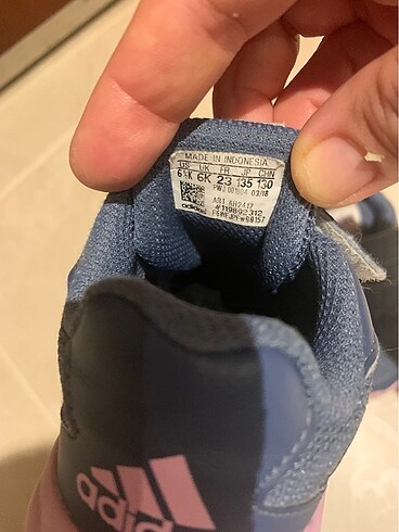 23 Beden lacivert Renk Adidas spor ayakkabı 23 no