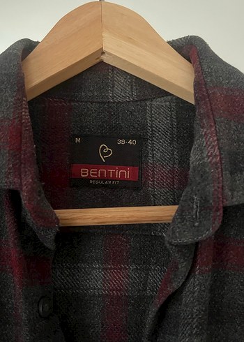 Gri Ekoseli Düğmeli Erkek Gömlek - Görsel 3