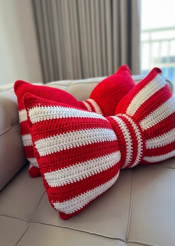 Renkli Örgü şeker yılbaşı kırlenti - Görsel 2