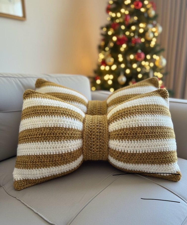 Renkli Örgü şeker yılbaşı kırlenti - Görsel 3