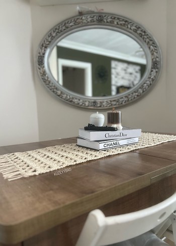 Makrome Masa Örtüsü - Görsel 2