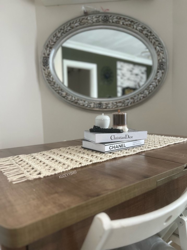 Makrome Masa Örtüsü - Görsel 2