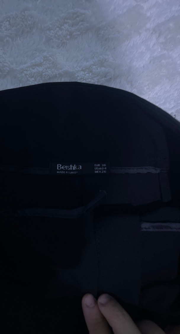 Kadın Siyah kumaş pantolon - Görsel 4