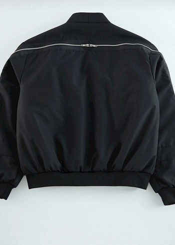 Siyah Erkek Bomber Ceket/Mont - Görsel 5