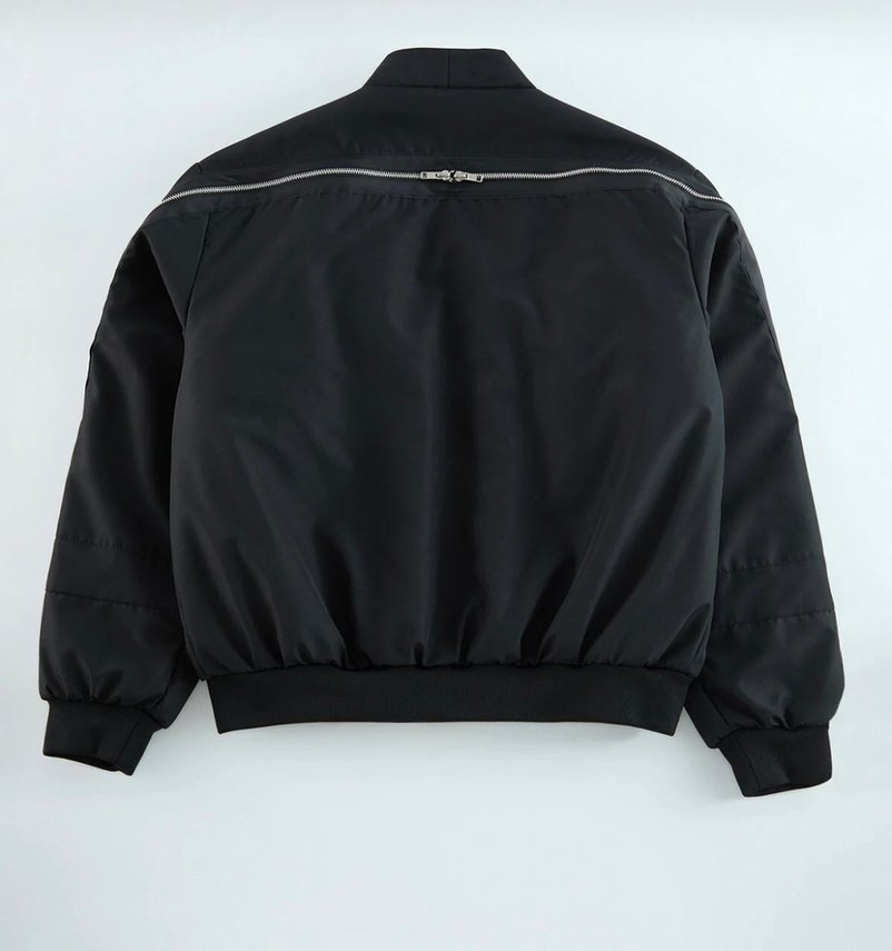 Siyah Erkek Bomber Ceket/Mont - Görsel 5