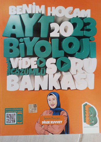 Benim Hocam AYT 2023 Biyoloji Video Çözümlü Soru Bankası