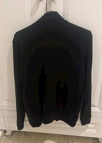 Siyah Erkek Midi Boy Bomber Mont - Görsel 2