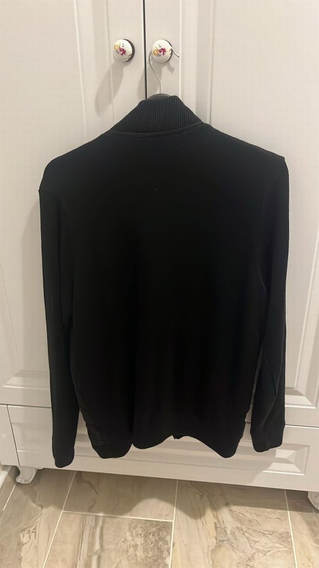 Siyah Erkek Midi Boy Bomber Mont - Görsel 2