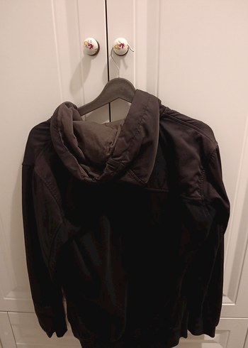 Erkek Siyah Fermuarlı Yüksek Yakalı Sweatshirt - Görsel 2