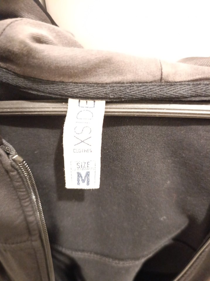 Erkek Siyah Fermuarlı Yüksek Yakalı Sweatshirt - Görsel 4