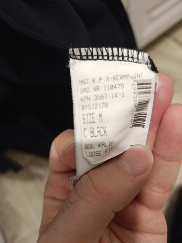 Erkek Siyah Fermuarlı Yüksek Yakalı Sweatshirt - Görsel 5