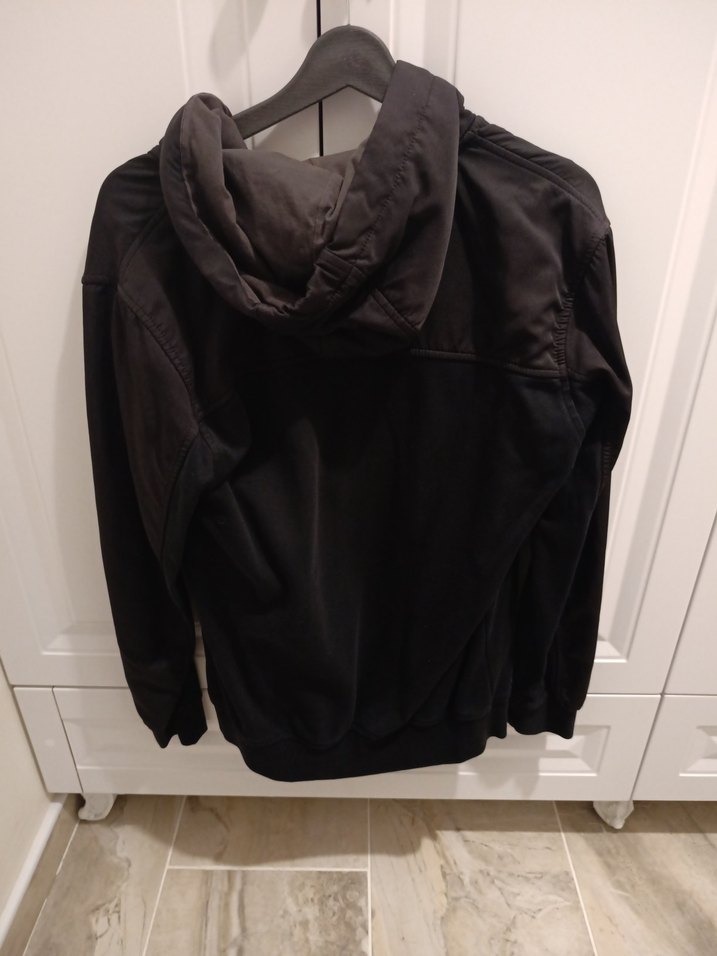 Erkek Siyah Fermuarlı Yüksek Yakalı Sweatshirt - Görsel 3