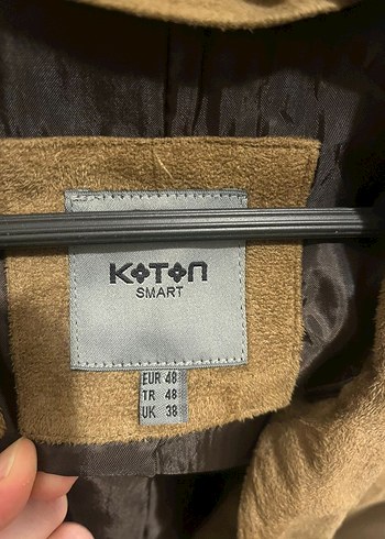 Deri Görünümlü Kahverengi Erkek Ceket - Görsel 4