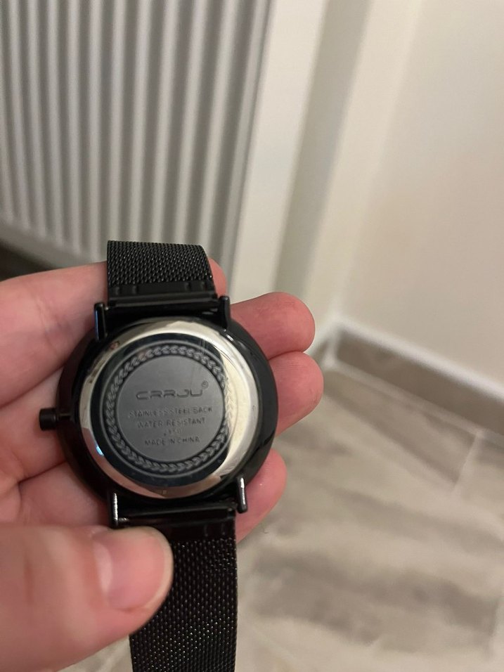 Siyah Minimalist Erkek Kol Saati - Görsel 2