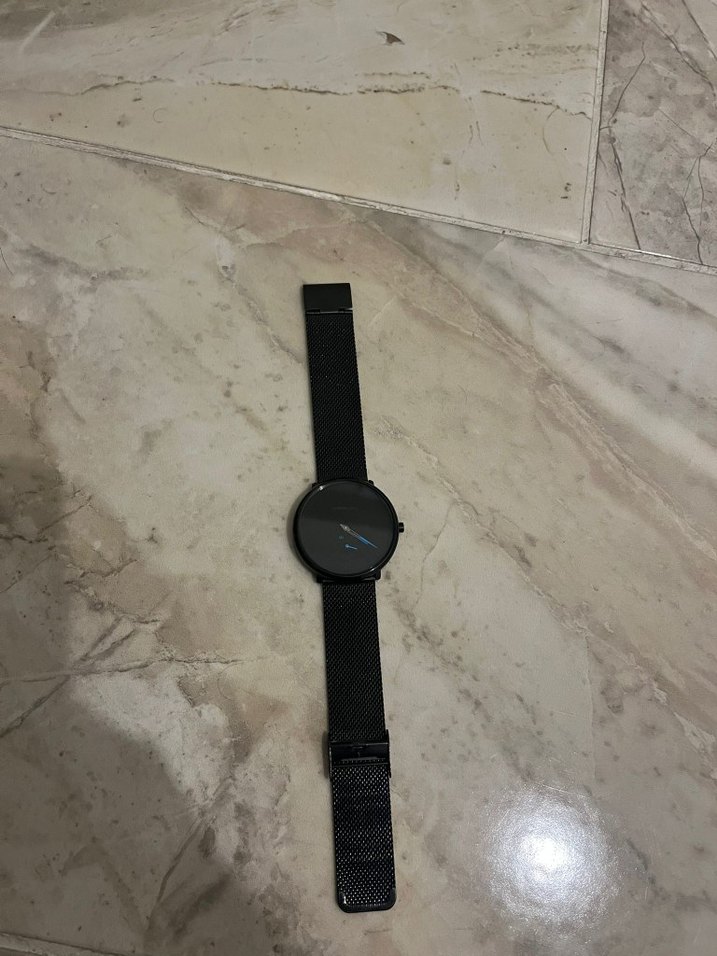 Siyah Minimalist Erkek Kol Saati - Görsel 3