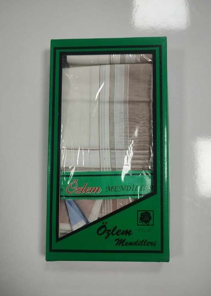 Yaka Mendili Mavi ve Kahve desen. - Görsel 2